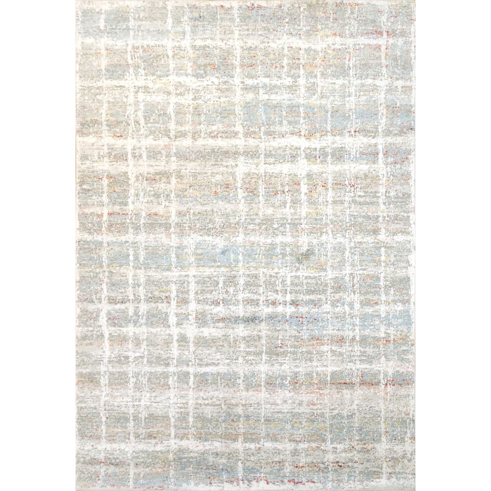 Dynamic Rugs 9892-150 Leda 5 Ft. 3 In. X 7 Ft. 7 In. Rectangle Rug in Ivory/Blue